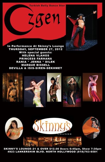 Ozgen Bellydance Show Poster